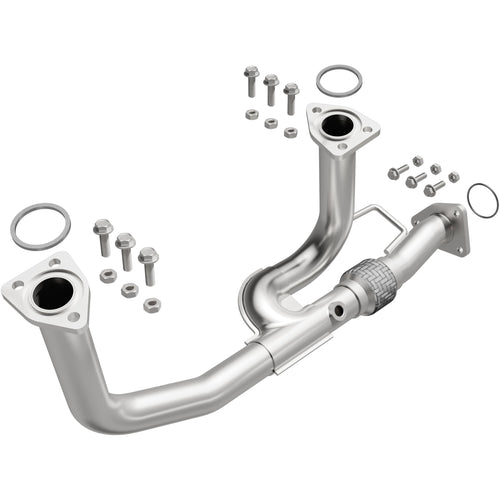 Replacement BRExhaust Front Pipe Kit 107-0100: Direct-Fit, Compatible with 01-04 MDX, Pilot 3.5L