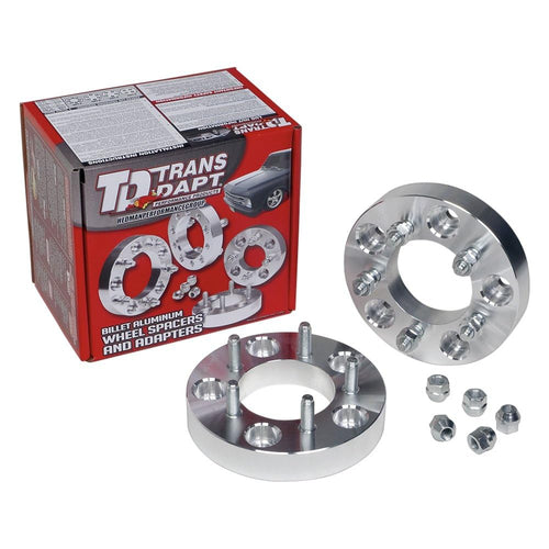 BILLET WHEEL SPACERS-5x4.75 TRANS-DAPT PERFORMANCE ON 5x4.75 1" THICK (3625)