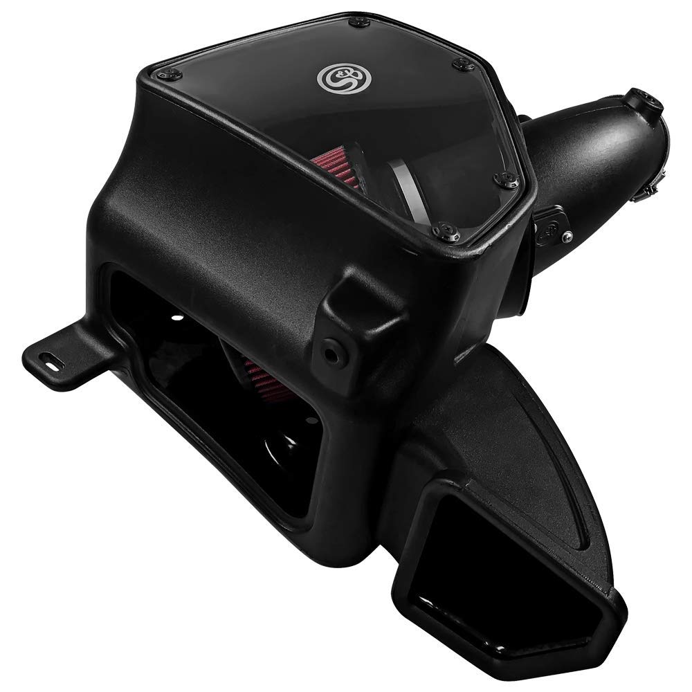 Cold Air Intake S&B Filters 75-5087 For 2014-2018 Dodge Ram 2500/3500 6.4L Hemi (Oiled Cleanable, 8-ply Cotton Filter)