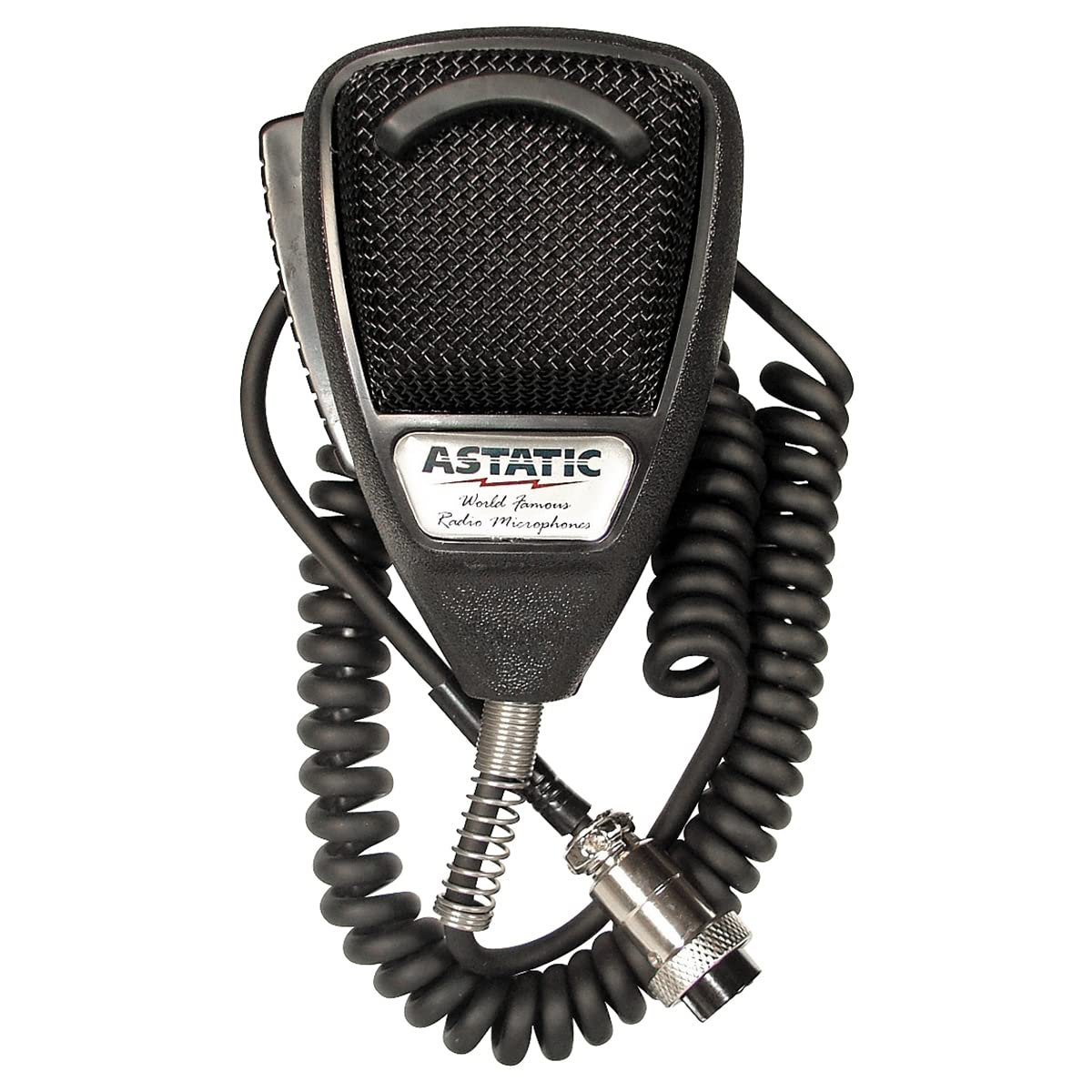 4-Pin ASTATIC Noise-Cancelling Microphone (Black) 302-10001