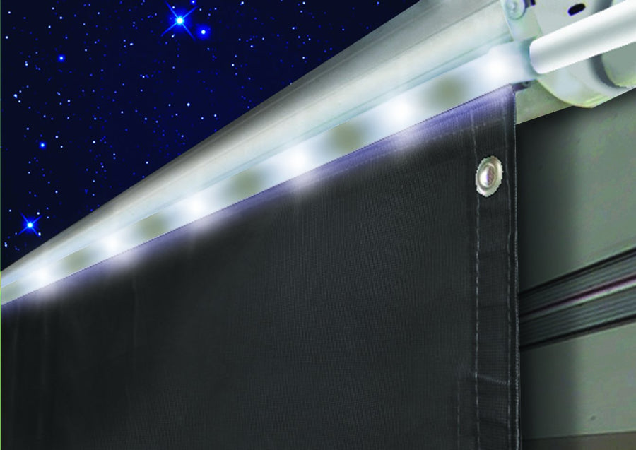 Valterra 15' Awning Drape with A30-0750 Solar Rope Lights