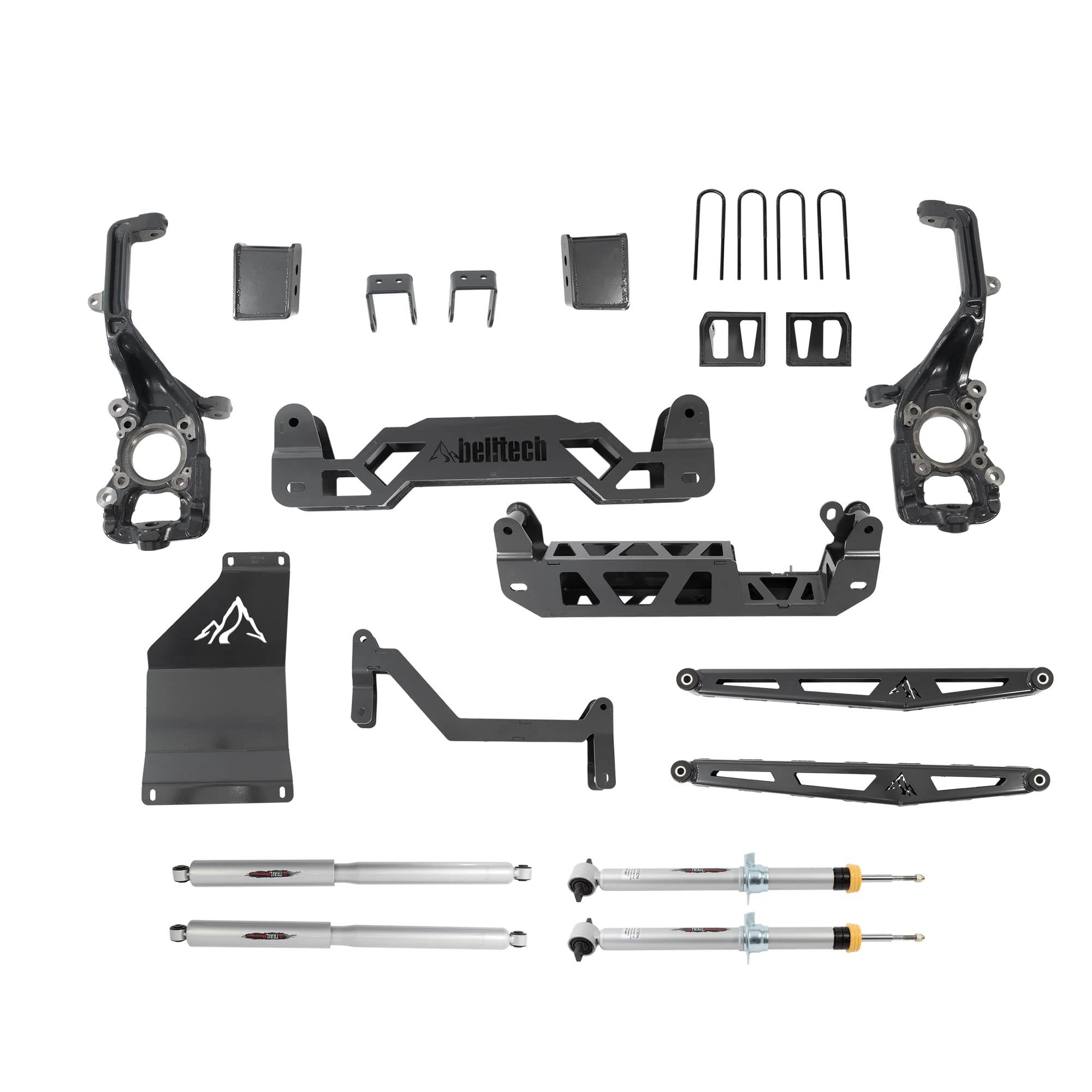 6-7” Lift Kit Belltech 152510TP fits 2021 F-150 4WD all cabs