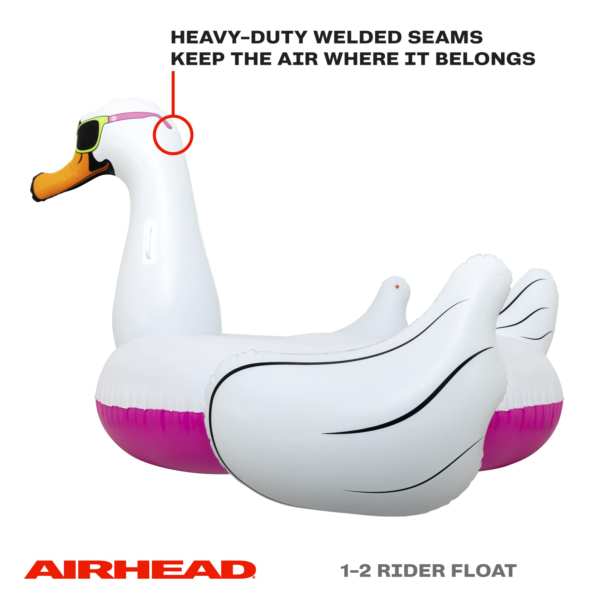 Cool Swan Airhead Inflatable Pool Float
