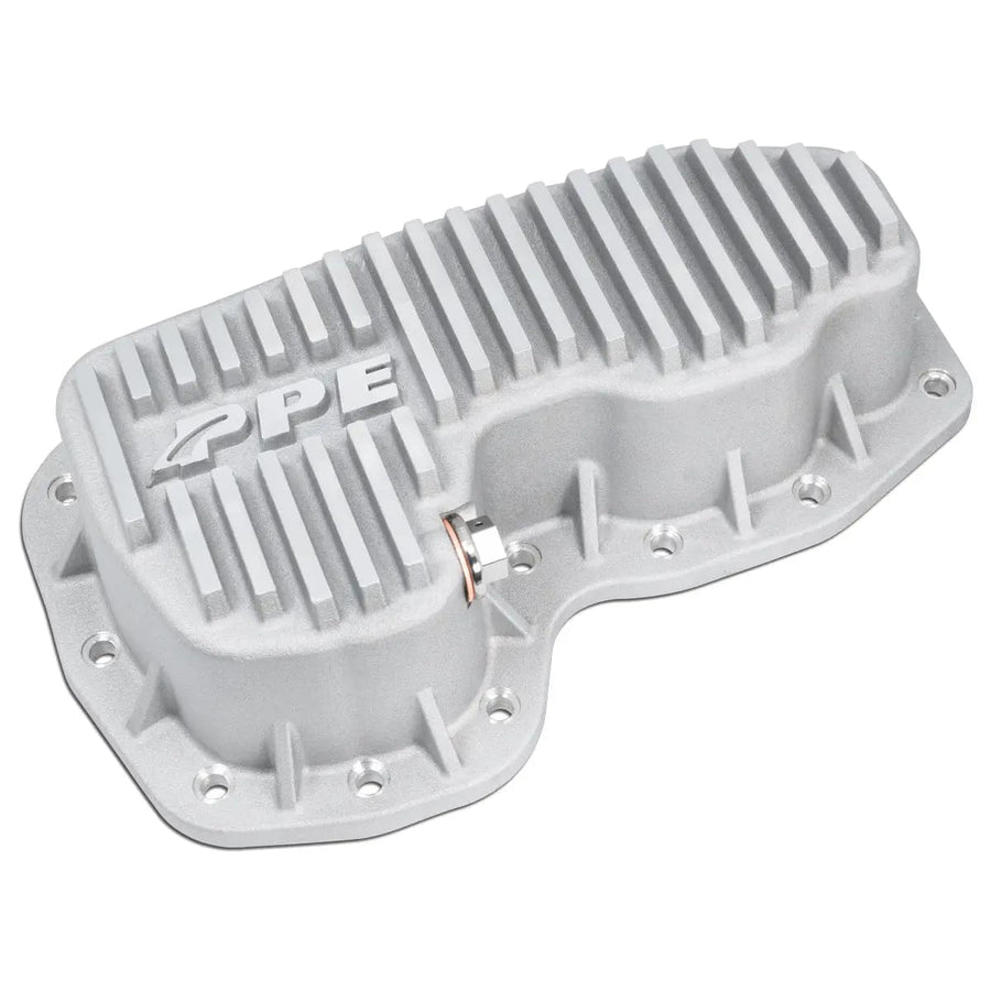 Heavy Duty PPE Cast Aluminum Oil Pan (Raw) 214052200 Compatible for 2011+ Dodge Durango 3.6L or 2011+ Jeep Grand Cherokee 3.6L