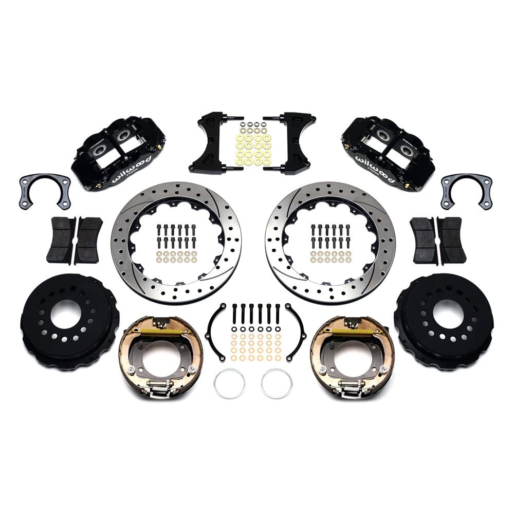 Rear P-Brk Kit, FNSL4R, 12.88", Drilled