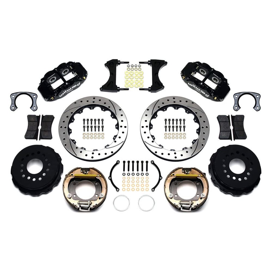 Rear P-Brk Kit, FNSL4R, 12.88", Drilled