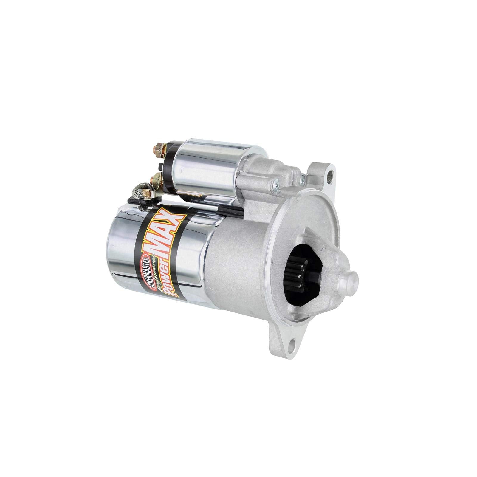 Str PowerMAX Powermaster Ford [SB] 2 Ear MTG All M/T w/164T Flyw 3/8" Depth Chrome w/Natural DE