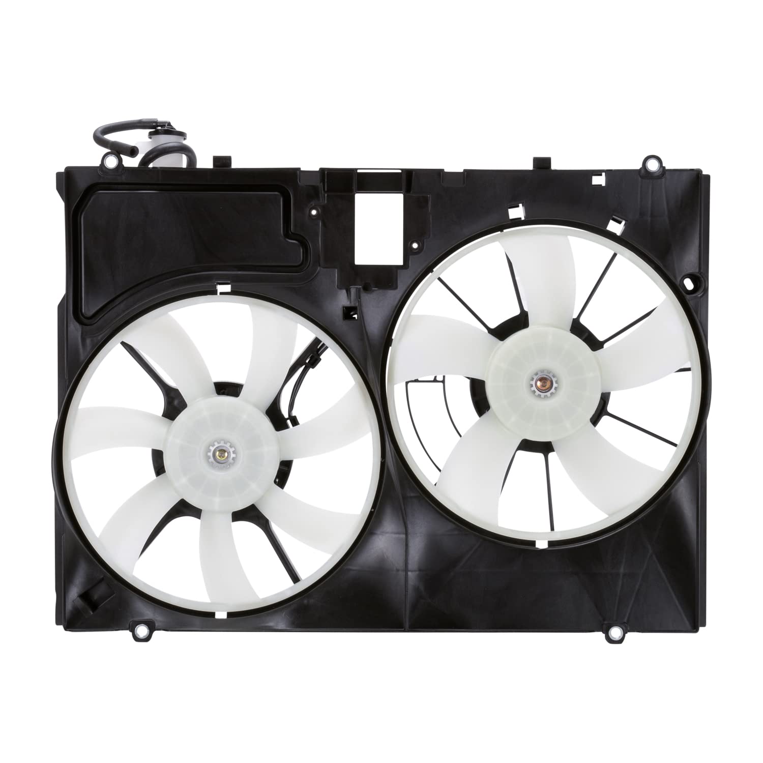 Cooling Fan Assembly TYC 622080 Compatible with 2007-2010 Toyota Sienna, Black