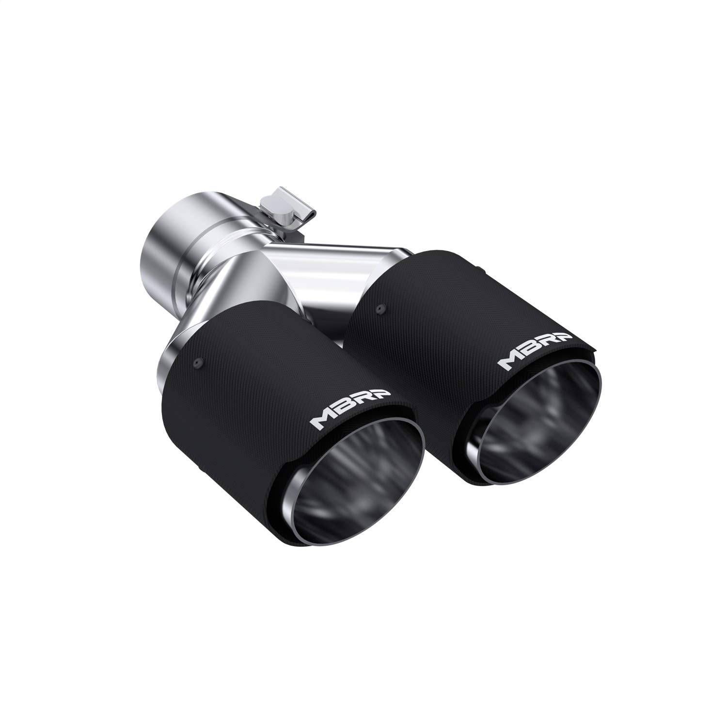 Carbon Fiber MBRP Universal Dual Tip 3.5in OD/2.5in Inlet
