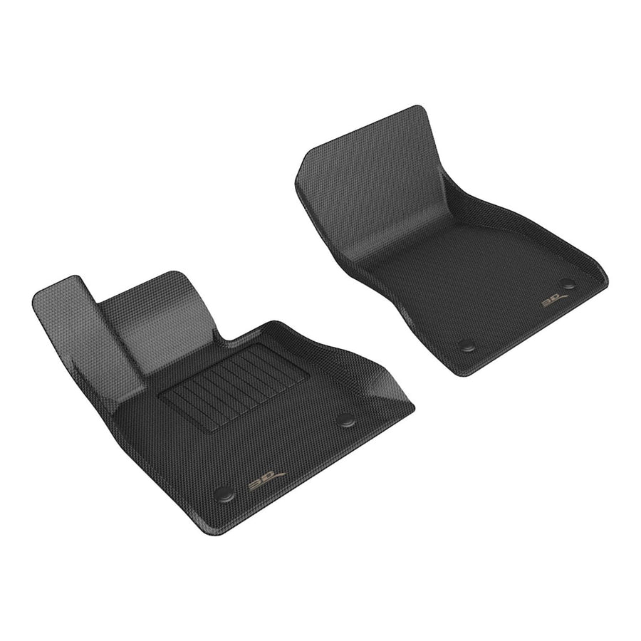 3D MAXpider Kagu Custom Fit Floor Mat (Black) Compatible with BMW 5 Series & i5 (G60) 2024-2026 - Front Row