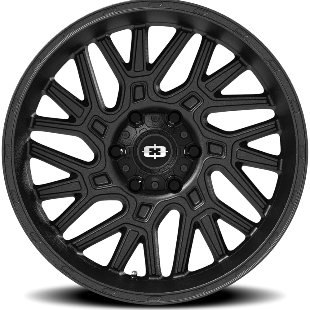 404 Brawl Vision 20x12 6x5.5" -51mm Satin Black Wheel Rim 20" Inch