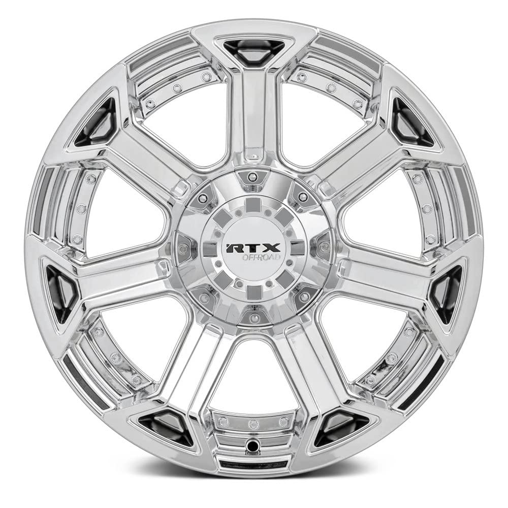 Peak RTX Custom Wheel - 18x9, 0 Offset, 6x139.7 Bolt Pattern, 87.1mm Hub - Chrome Rim