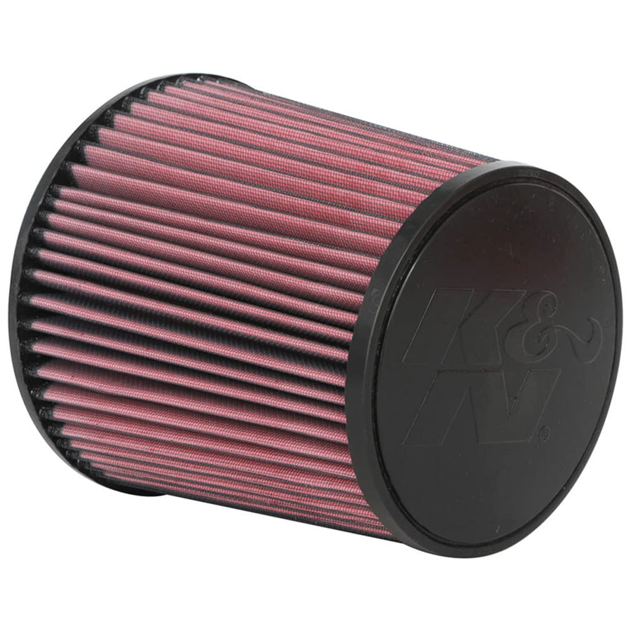 High-Flow K&N Original Lifetime Universal Clamp-On Air Filter: High Performance, Premium, Washable: Flange Diameter: 4.5 In, Filter Height: 8 In, Flange Length: 1.5 In, Shape: Round Tapered, RU-5283