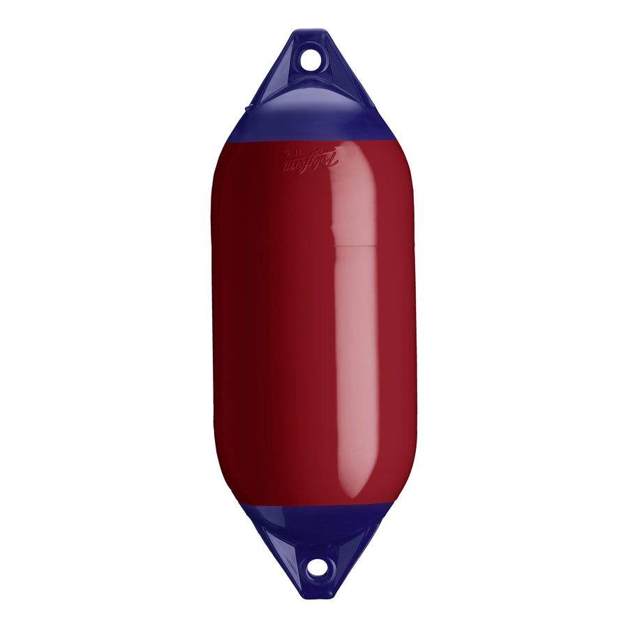 Polyform F-5 Standard Boat Fender F-Series - Burgundy Blue Ropehold
