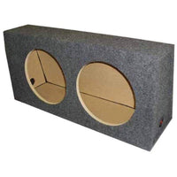 Dual Bbox 12" Sealed Carpeted Subwoofer Enclosure - Fits 1997-2006 Jeep Wrangler, Accu-Tuned Sealed Subwoofer Boxes & Enclosures - Subwoofer Box Improves Audio Quality, Sound & Bass