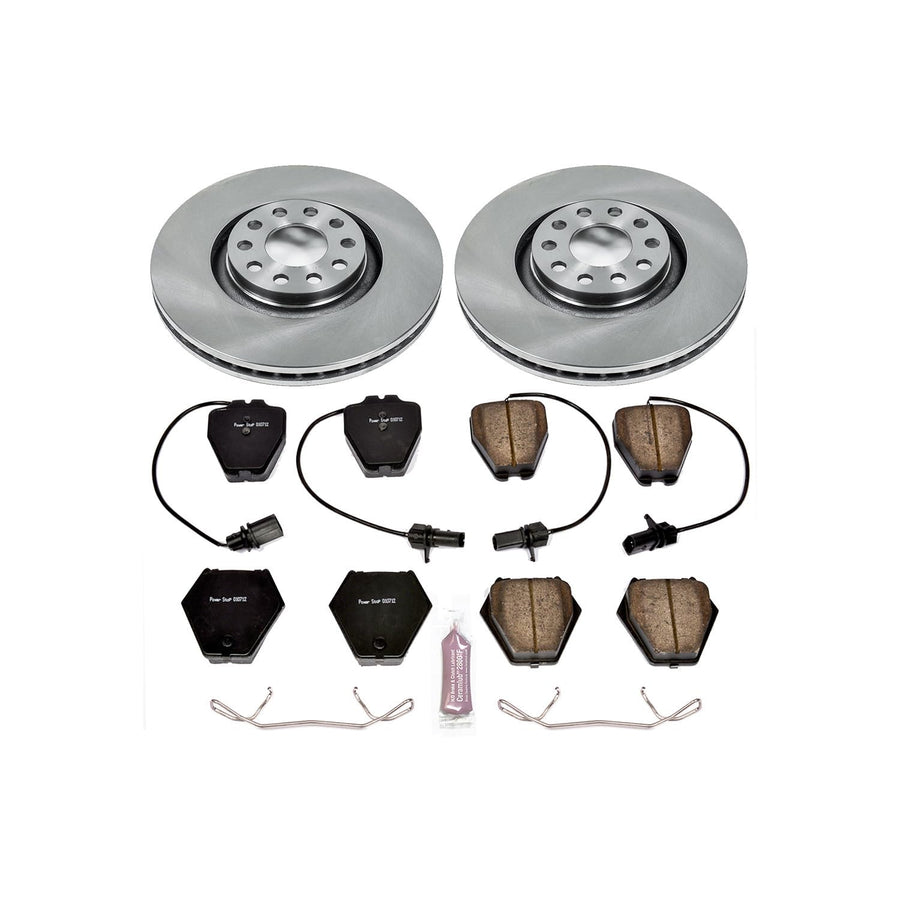 Power Stop Autospecialty KOE886 Front Replacement Brake Kit-OE Brake Rotors & Ceramic Brake Pads