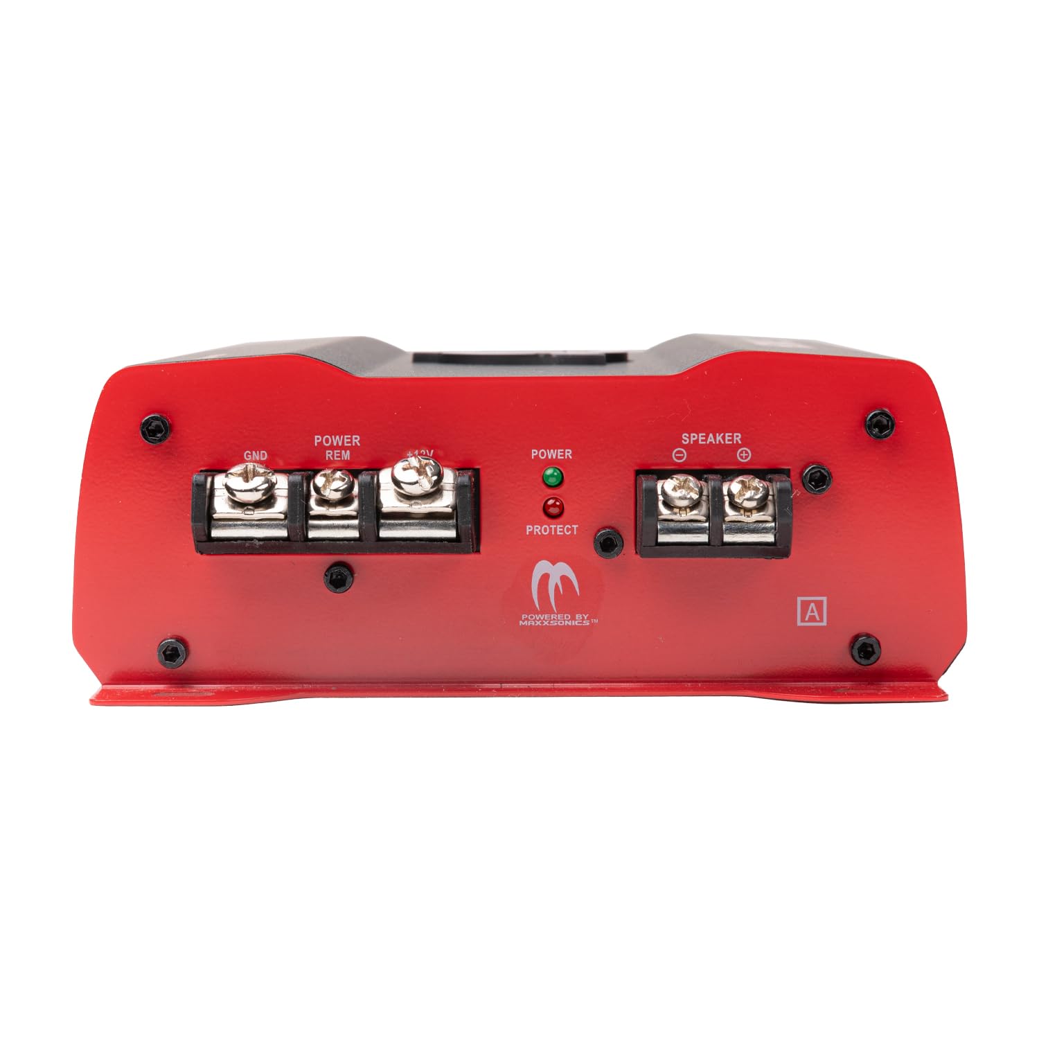 Crunch V-Drive 2125W Mono Block Subwoofer Car Audio Amplifier - Class D, LED VU-Meter, QTD Cooling, Adjustable Crossovers, Bass Remote, PWM Power Supply