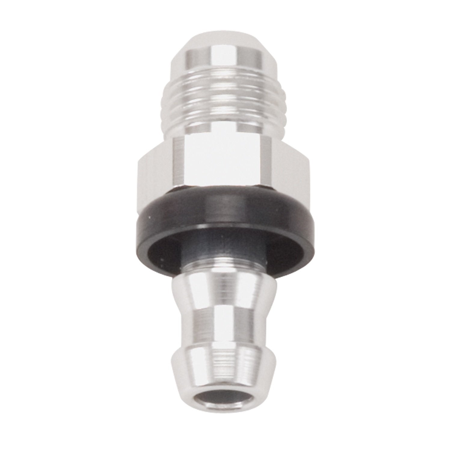 EDEL/RUSSELL 670300 Blue Anodized Aluminum 3/8" Barb to Male -6AN Fitting