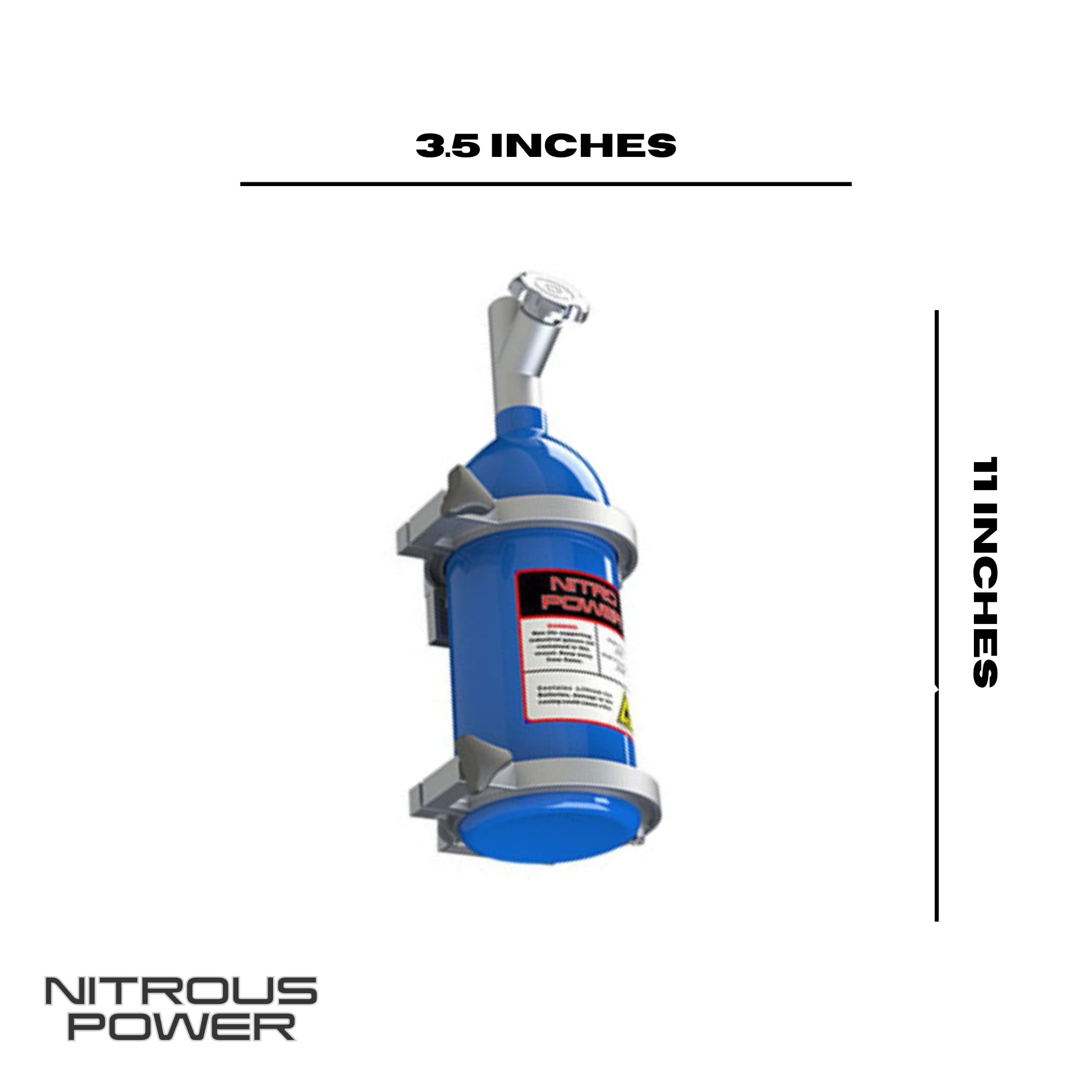 Blue Nitrous Power Storage Container and Tool Roll