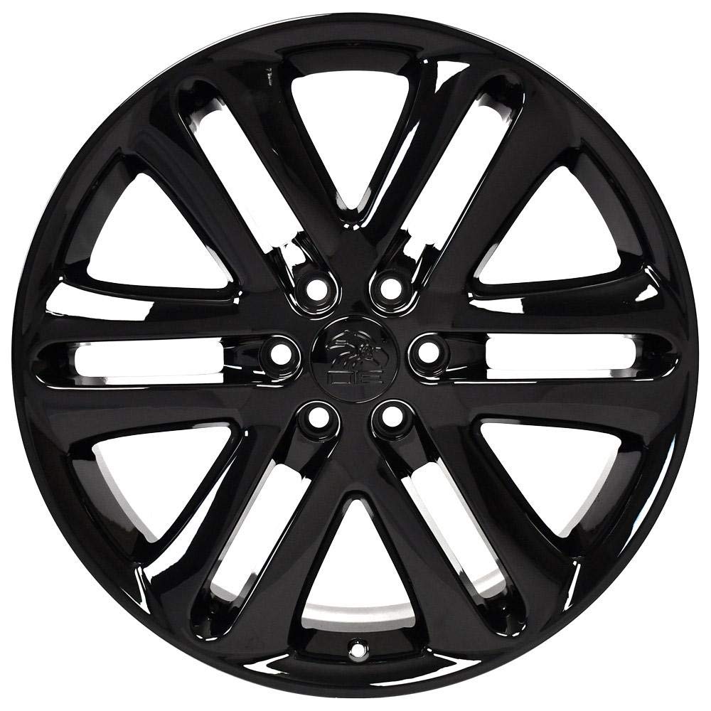 22 Inch OE Wheels FR76 Rim Fits F-150 Style 6x135 22x9 Gloss Black - Hollander 3918 (1)