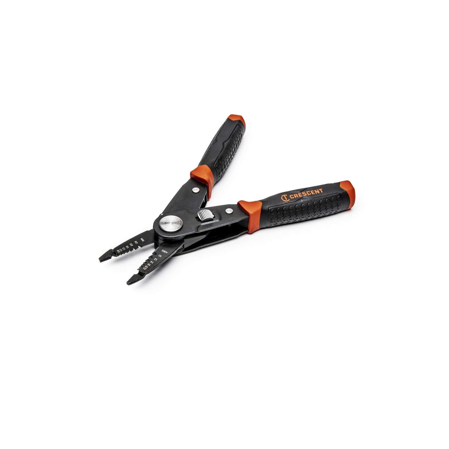 Crescent 2 in 1 Dual Material Combo Linesman's Pliers and Wire Stripper - CCP8V , Black