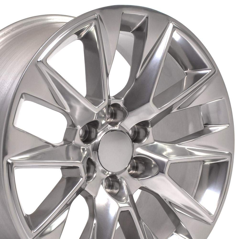 20 Inch OE Wheels CV26 Rim Fits Silverado 1500 LTZ Style 6x139.7 20x9 Polished - Hollander 5920 (1)