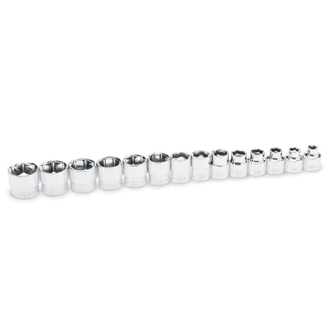 14 Piece GEARWRENCH 3/8" Drive 6 Point MM Stubby Socket Set - 81396
