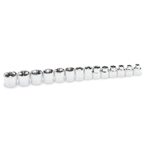 14 Piece GEARWRENCH 3/8" Drive 6 Point MM Stubby Socket Set - 81396