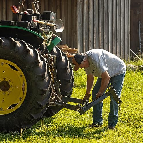 3-Point MAXXTUFF Heavy-Duty Log Skidder Deluxe with Chain and Bonus 2” Receiver Hitch, Model RLS001