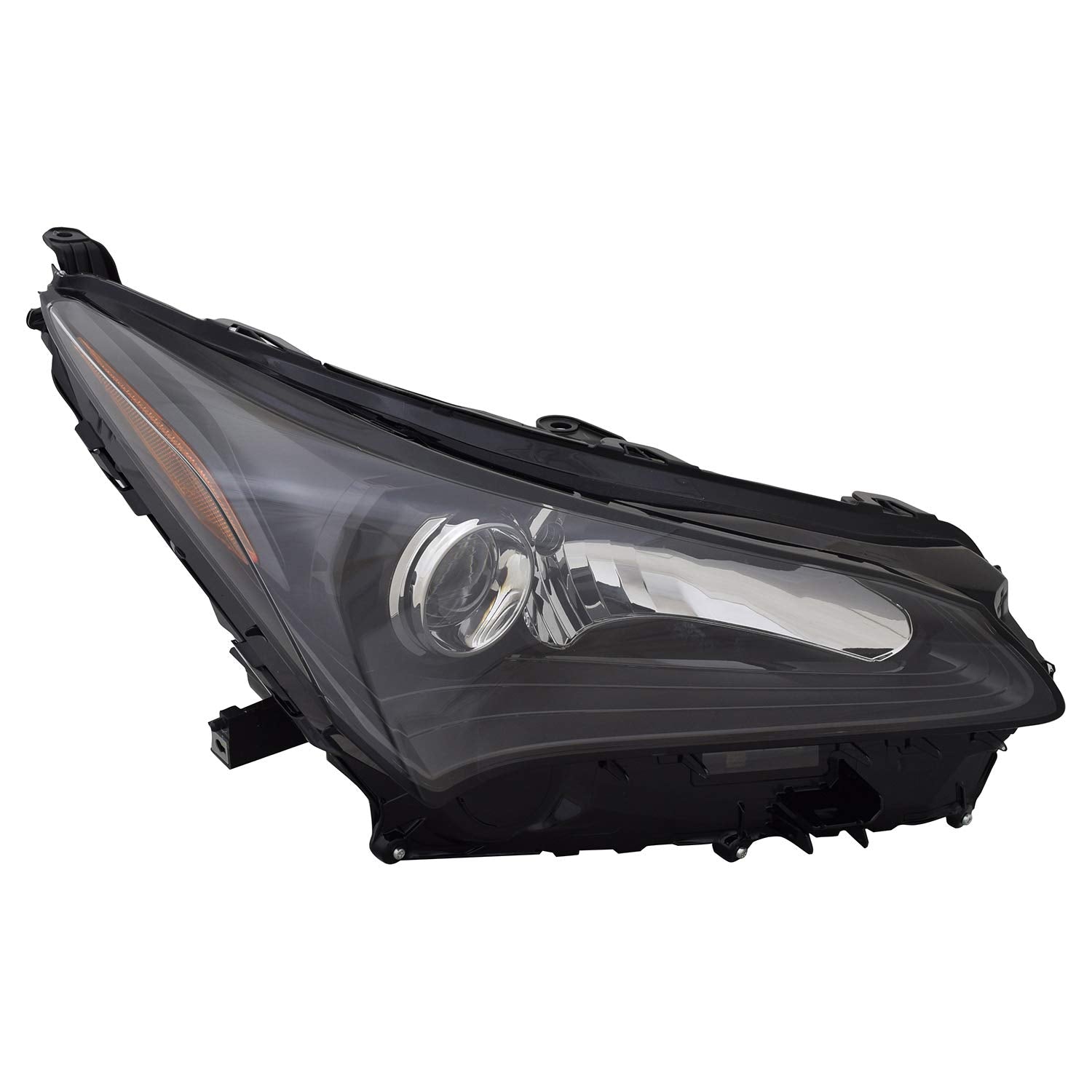 Right TYC Headlight Assembly Compatible with 2015-2017 Lexus NX200t