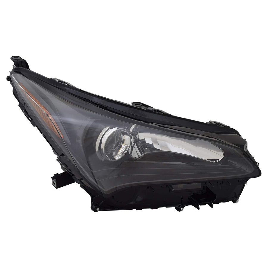 Right TYC Headlight Assembly Compatible with 2015-2017 Lexus NX200t