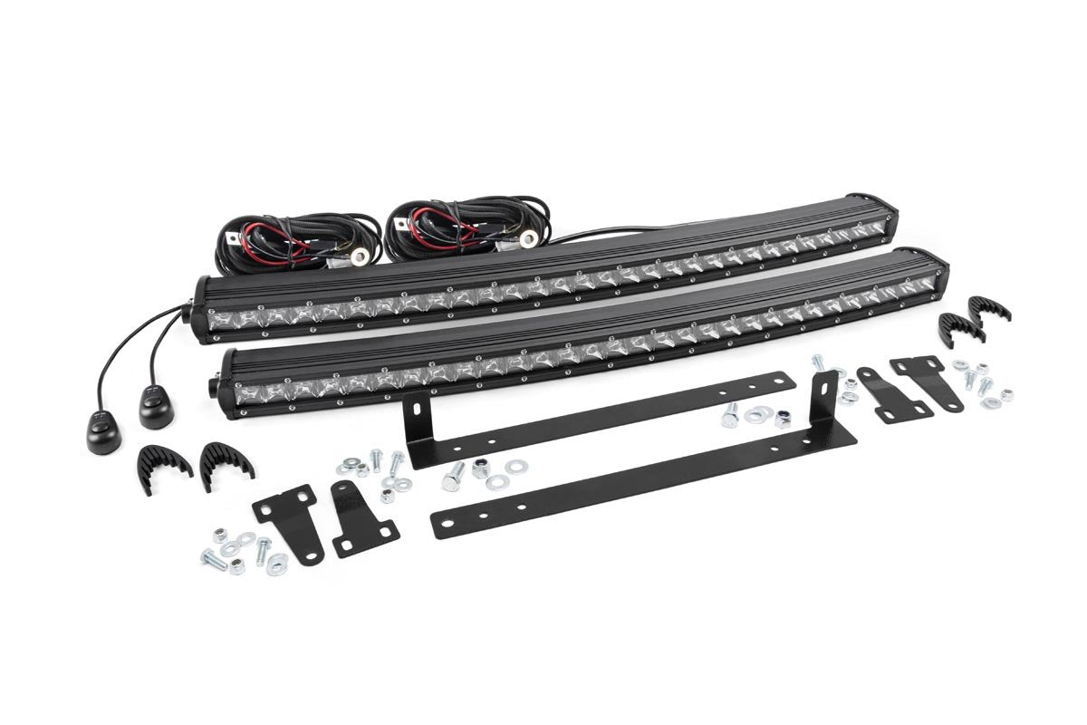 30" LED Light Grille Kit Rough Country for Ford F-150 (2009-2014) - (2) LED Lights