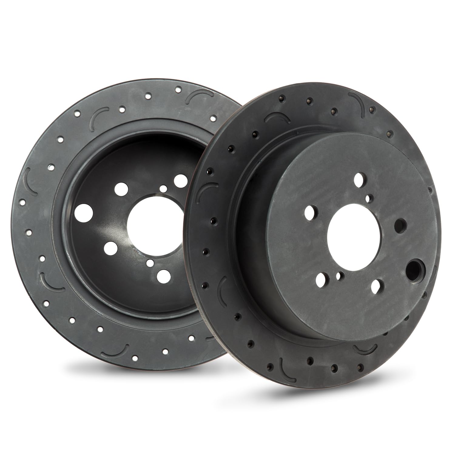Talon Cross-Drilled and Slotted Vented Rotor, Hawk Performance Brakes, 10.79 in. diameter, 2.5 in. Height