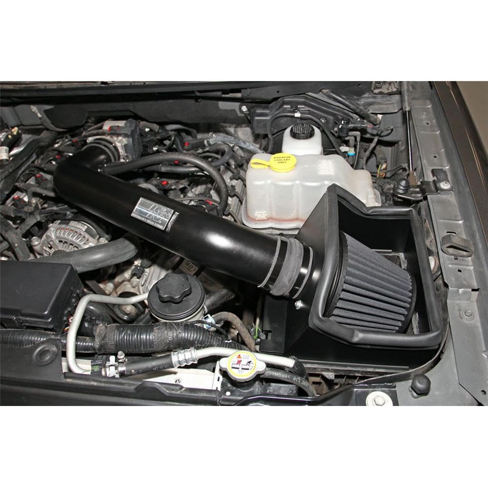 Cold Air Intake Kit K&N: Increase Acceleration & Towing Power, Guaranteed to Increase Horsepower up to 20HP: Compatible with 6.2L, V8, 2011-2012 FORD (F150, F150 Platinum), 71-2584
