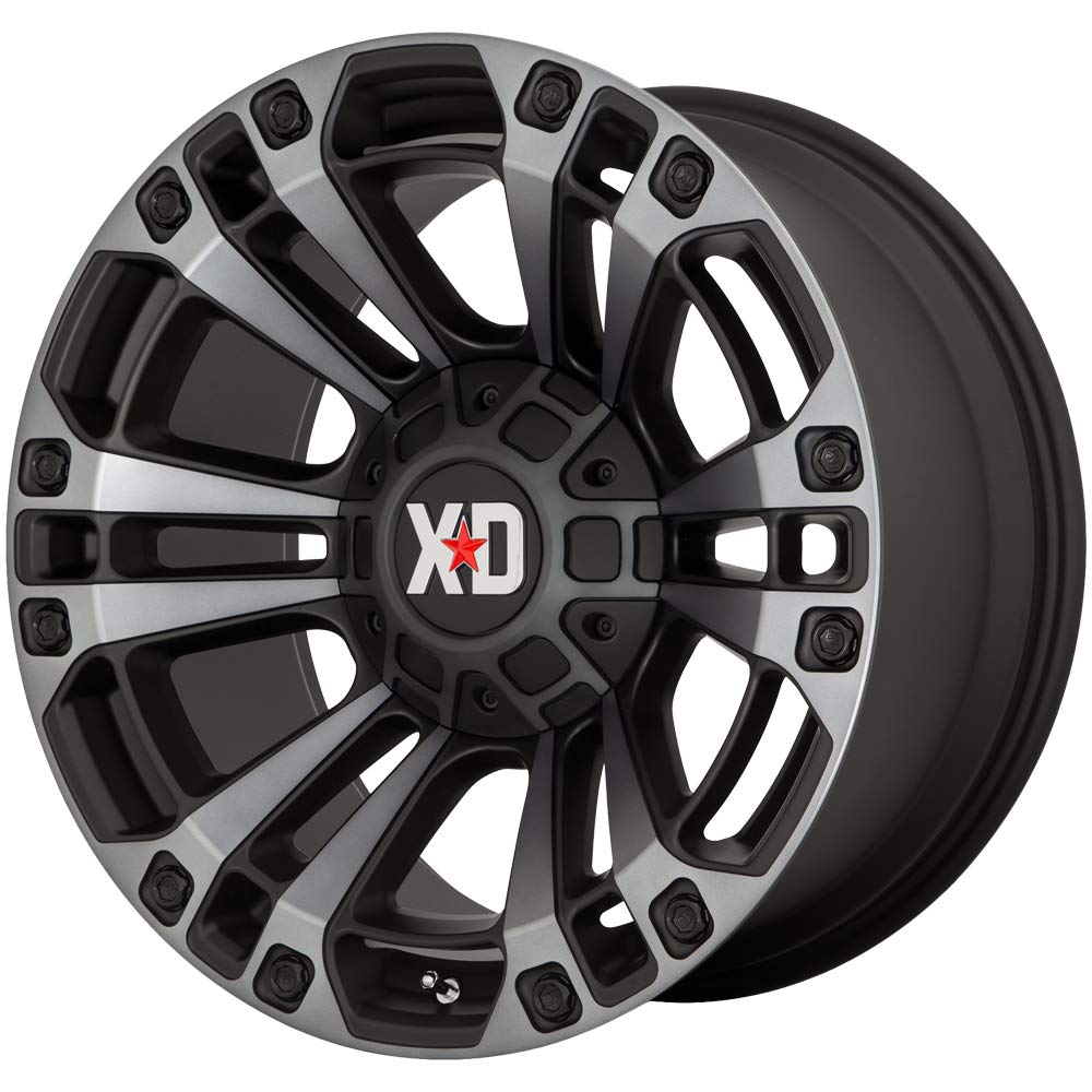 Xd851 XD Series 20x10 8x180-18et Satin Black With Gray Tint Wheel