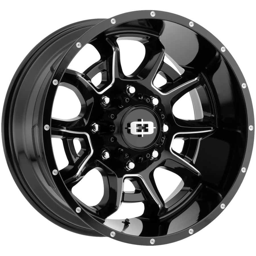 20 Inch VIS-VOR 415 Bomb 5x139.7 Wheel Rim 20x10-25mm Black Milled