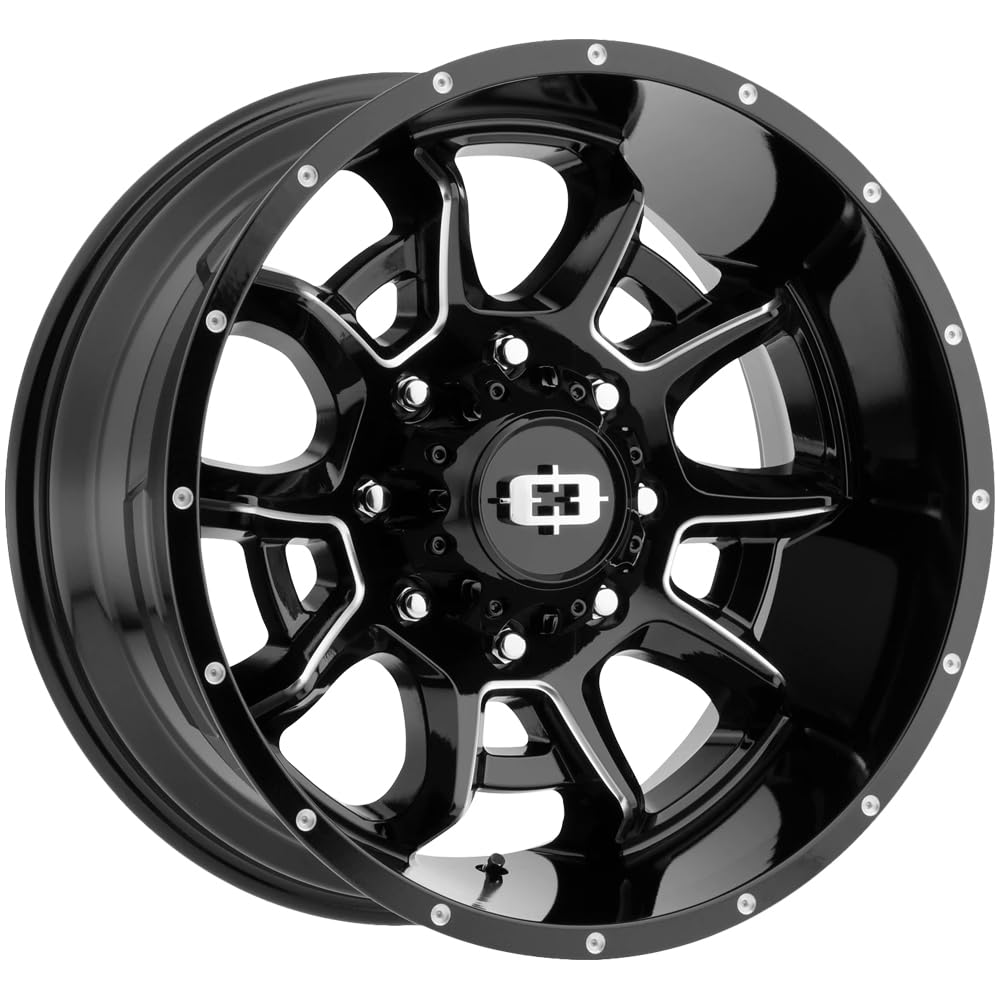 20" Inch VIS-VOR 415 Bomb 5x150 Wheel Rim 20x10-25mm Black Milled
