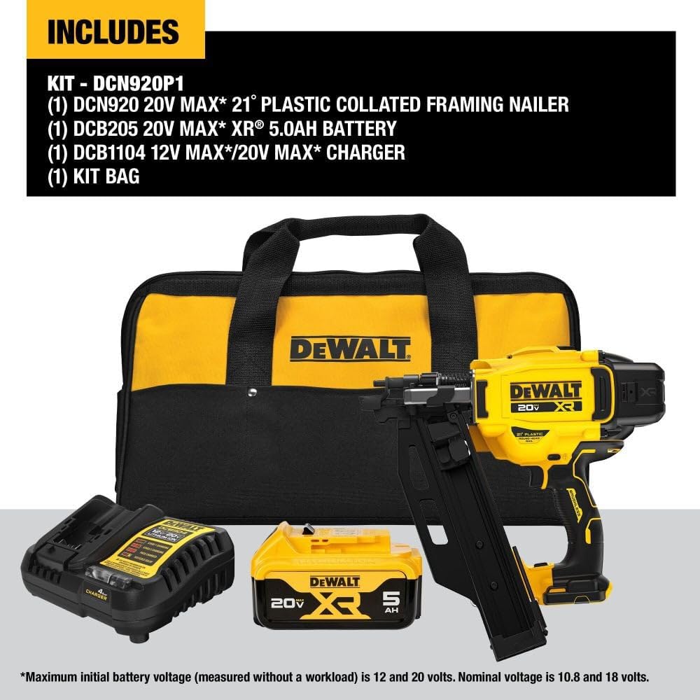 21DEG 20V FRAMING NAILER KIT