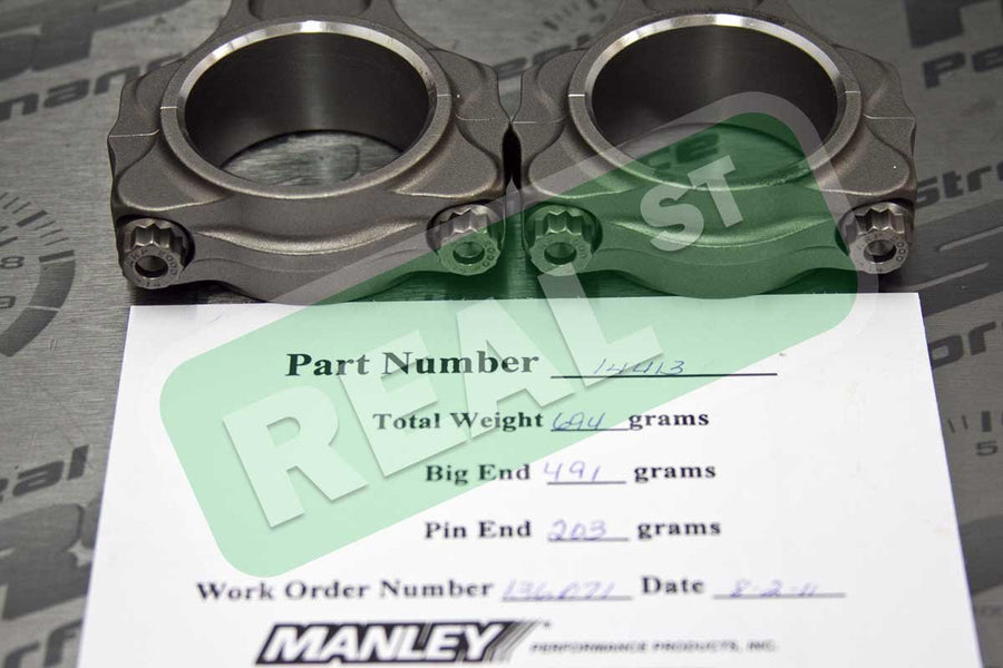 Pro Series Manley 14413-4 I-Beam Turbo Tuff Design Connecting Rod Set