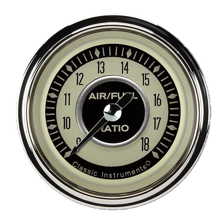 Nostalgia Classic Instruments 2-1/8" Air/Fuel Ratio Gauge NT194SLC