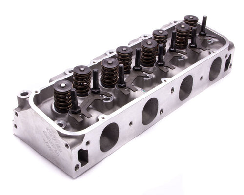 Super Cobra Jet Ford Cylinder Head, Assembled, 2.200/1.760 in Valves, 290 cc Intake, 72 cc Chamber, Dual Springs, Aluminum, Big Block Ford, Each