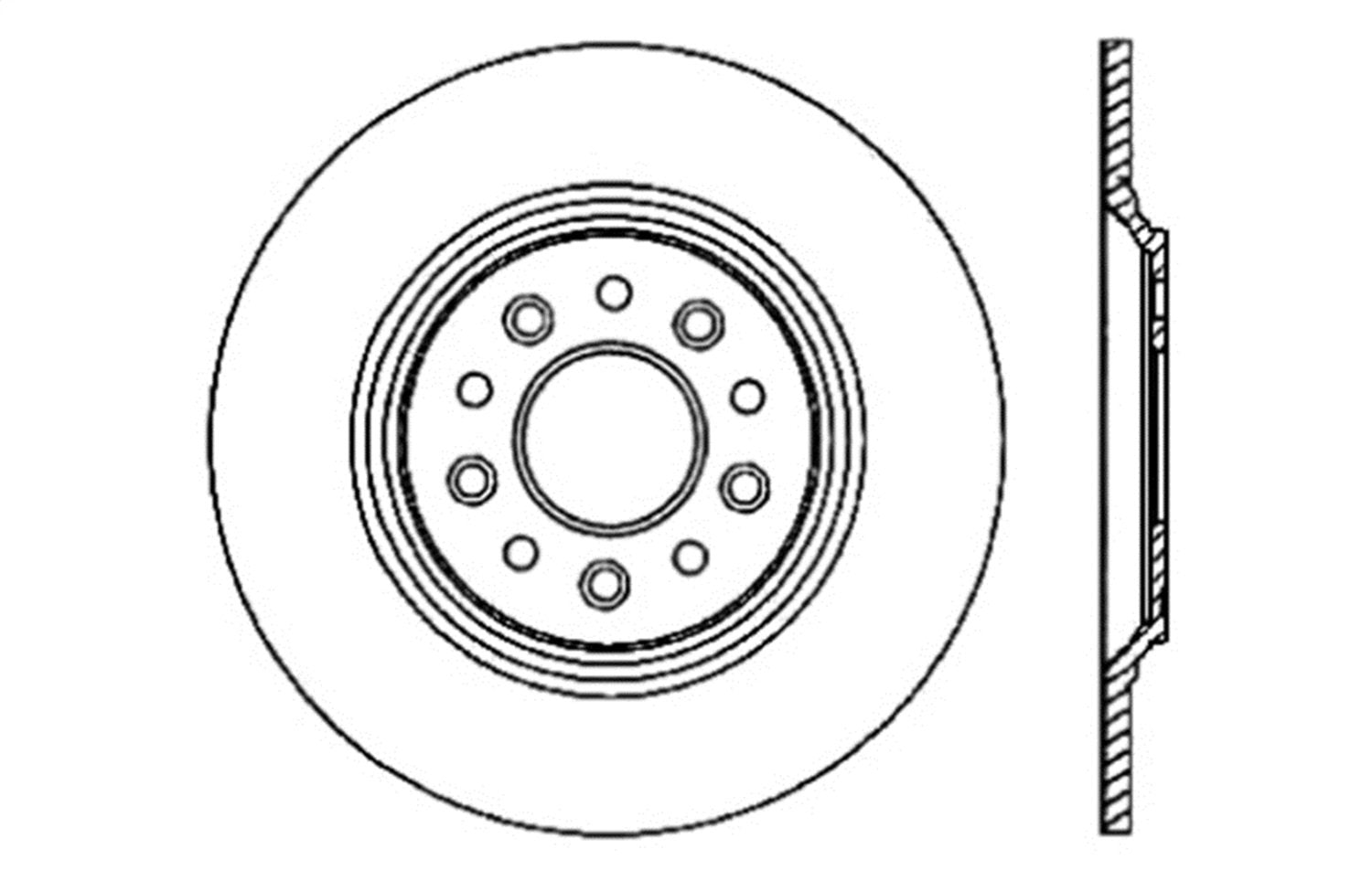 Brake Rotor StopTech (128.61081CL)