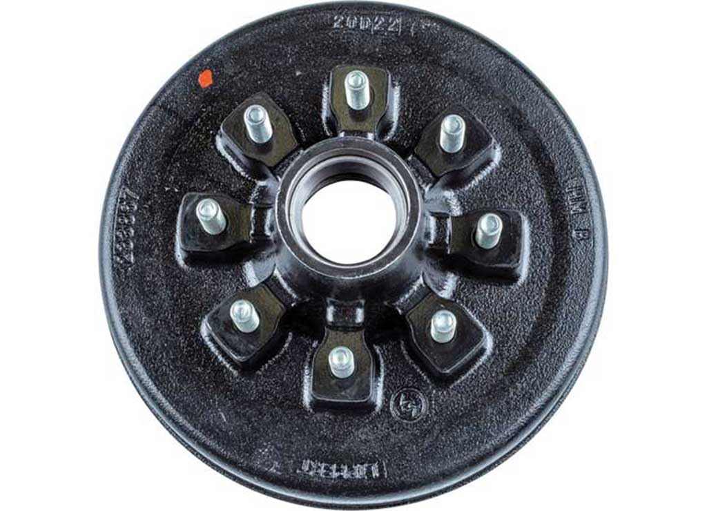 12" Brake Hub Lippert 814213; 8-6.5; 9/16" Stud; 7000# with Bearing Cone Kit