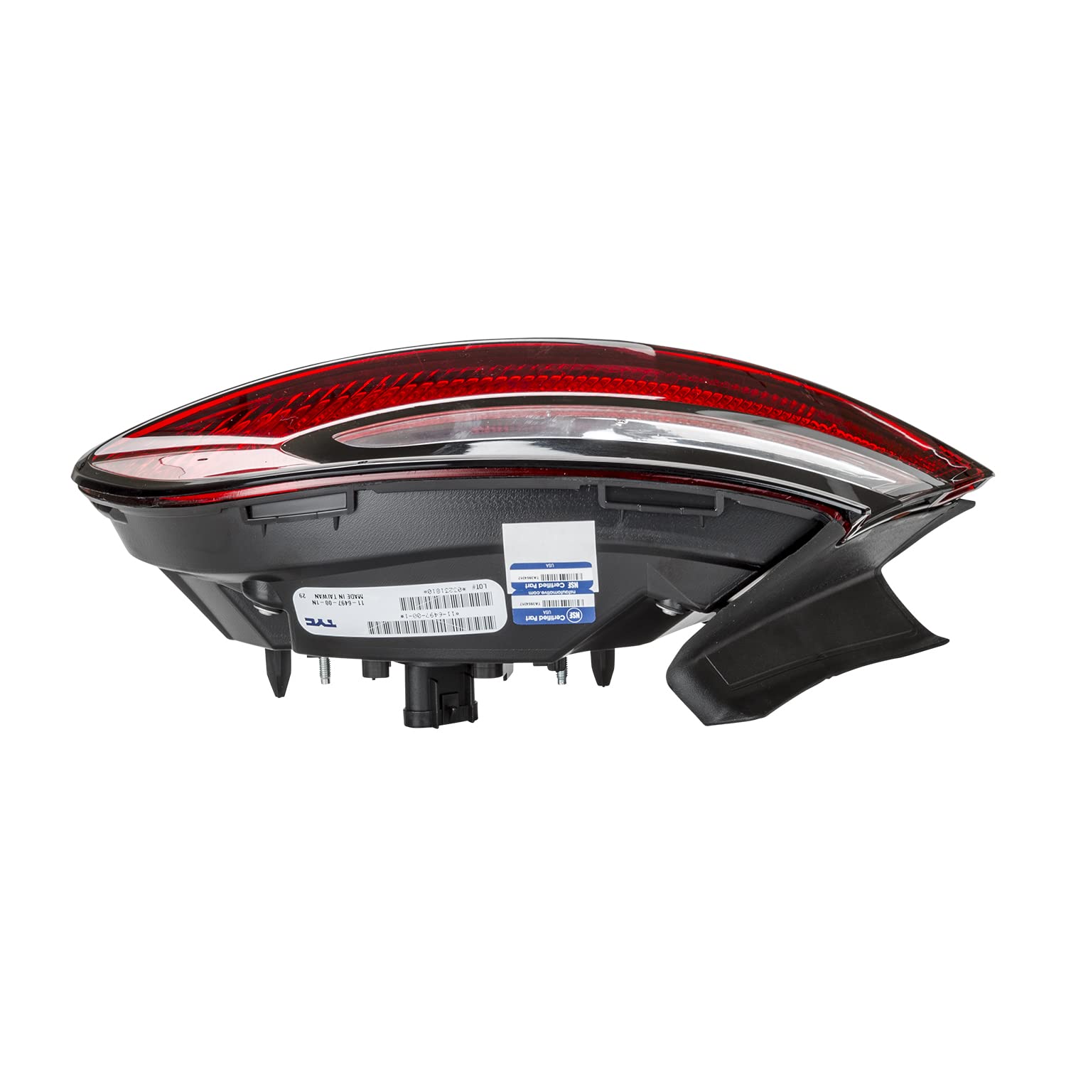 Right TYC Tail Light Assembly Compatible with 2013-2016 Dodge Dart