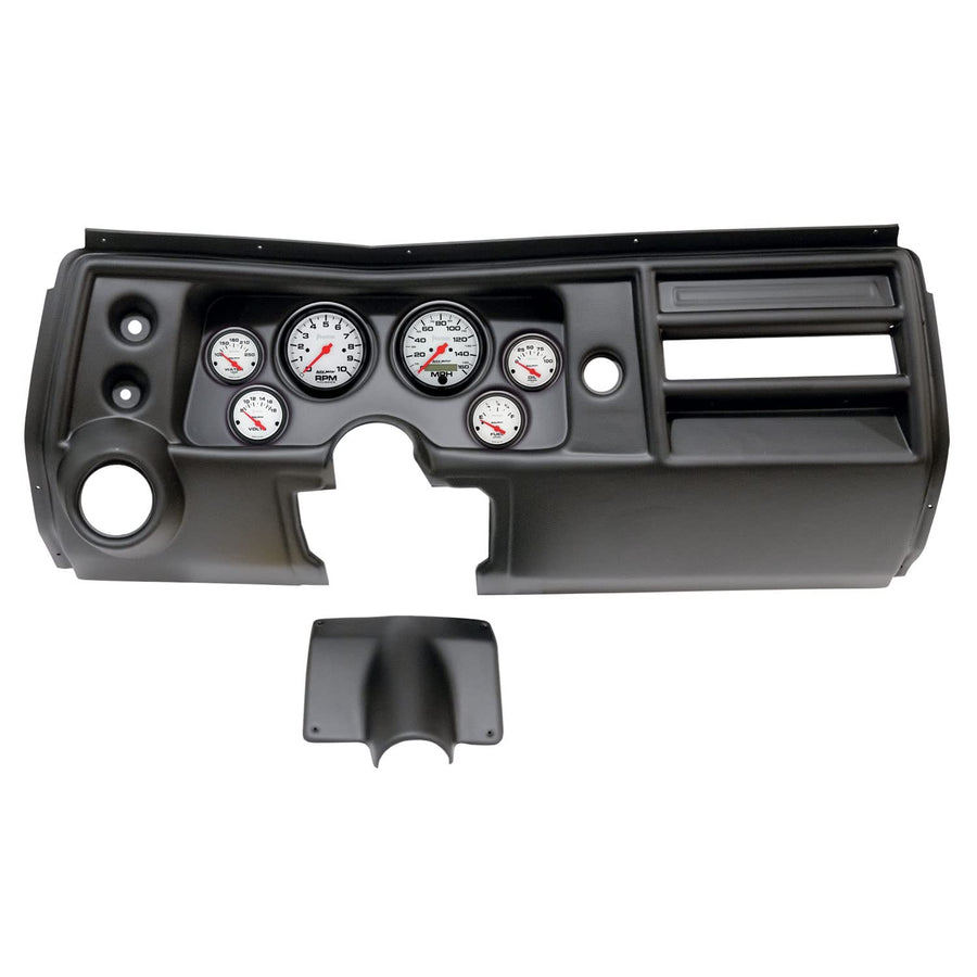 AutoMeter Dash Kit Direct Fit, (3 3/8" X2, 2 1/16" X4), Chevy Chevelle Vent 68, Phantom (2902-09)