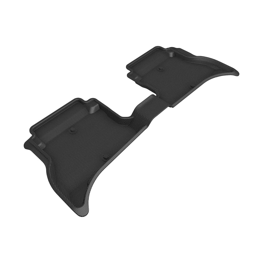 Kagu 3D MAXpider Custom Fit Floor Mat (Black) Compatible with Jeep Wrangler Unlimited 4XE (JL) 2021-2025 -Second Row