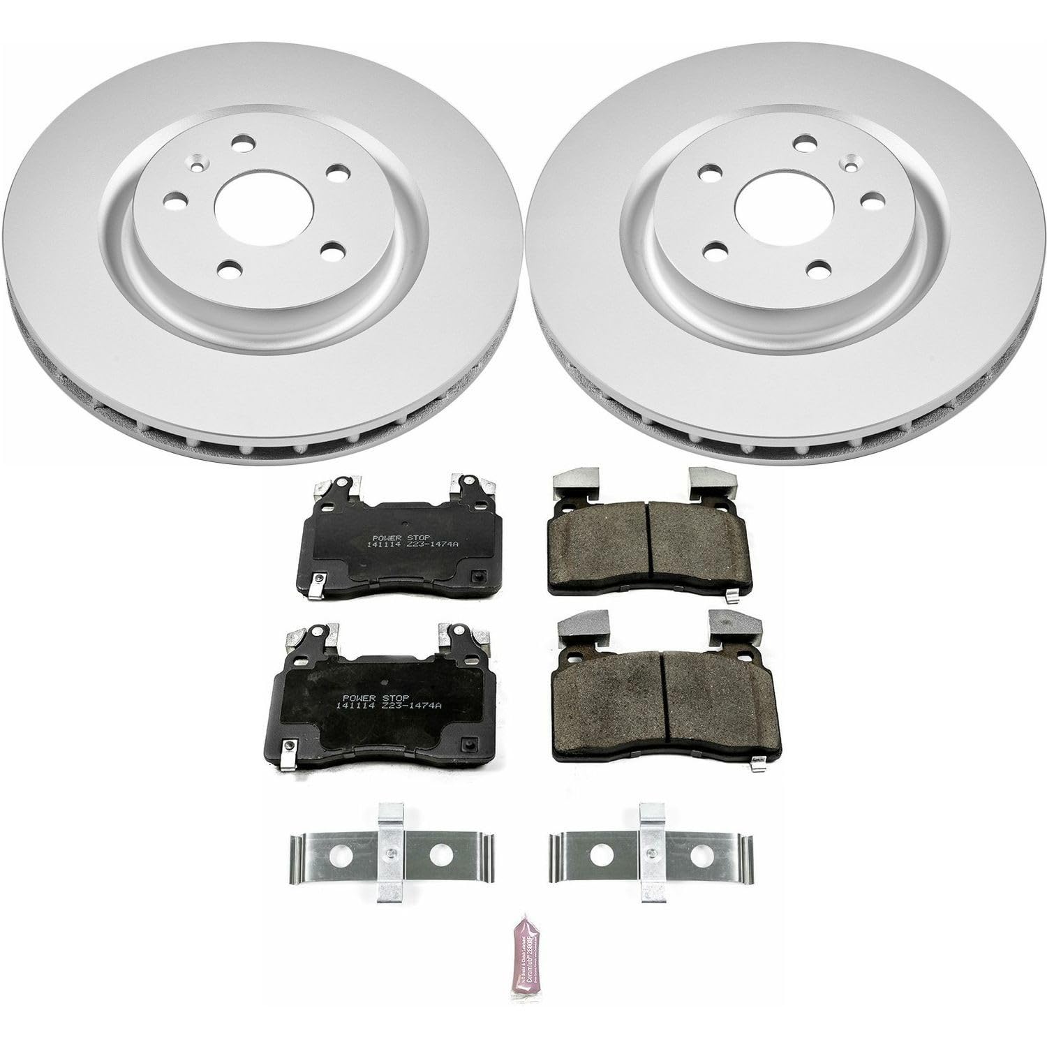 Power Stop Front CRK7007 Z17 Evolution Geomet Coated Brake Kit For Chevrolet SS 2014-2017 [Model Specific]