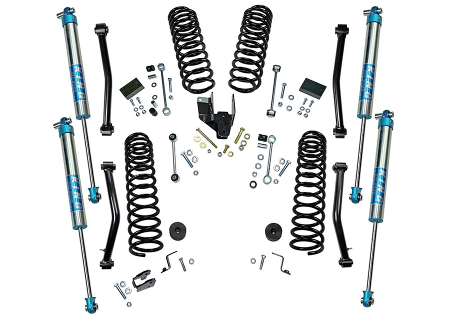 SUPERLIFT SUSPENSION RealTruck 4" Lift Kit for Jeep Wrangler JL | Complete Lift Kit with Front & Rear King 2.0 Series Shocks and Lower Link Arms | K184KG | Fits 2018-2023 Jeep Wrangler JLU 4 Door