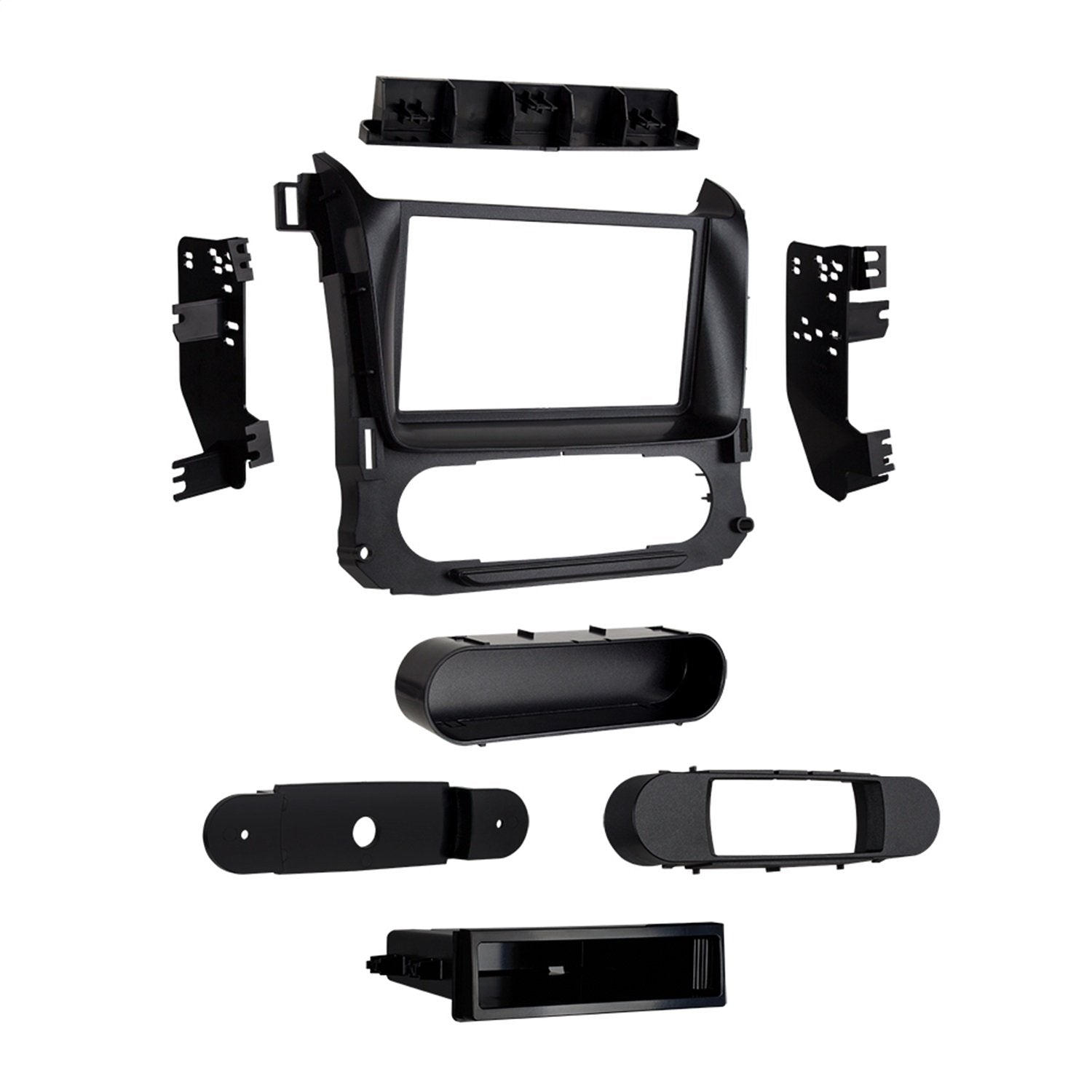 Metra 99-3015G Dash Kit for Double/Single DIN Installation 2015-Up Tahoe, Suburban and Yukon (Black)
