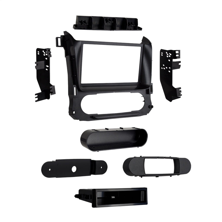 Metra 99-3015G Dash Kit for Double/Single DIN Installation 2015-Up Tahoe, Suburban and Yukon (Black)